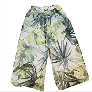 Soft Surrounding Floral Wide Leg Pants Size M
